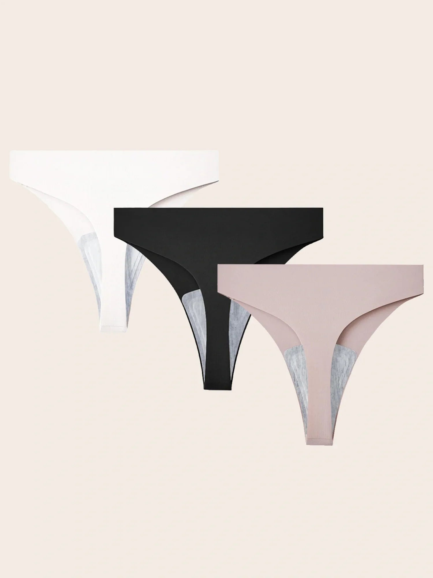 Soft Intention No Show Camel Toe Cover Thongs