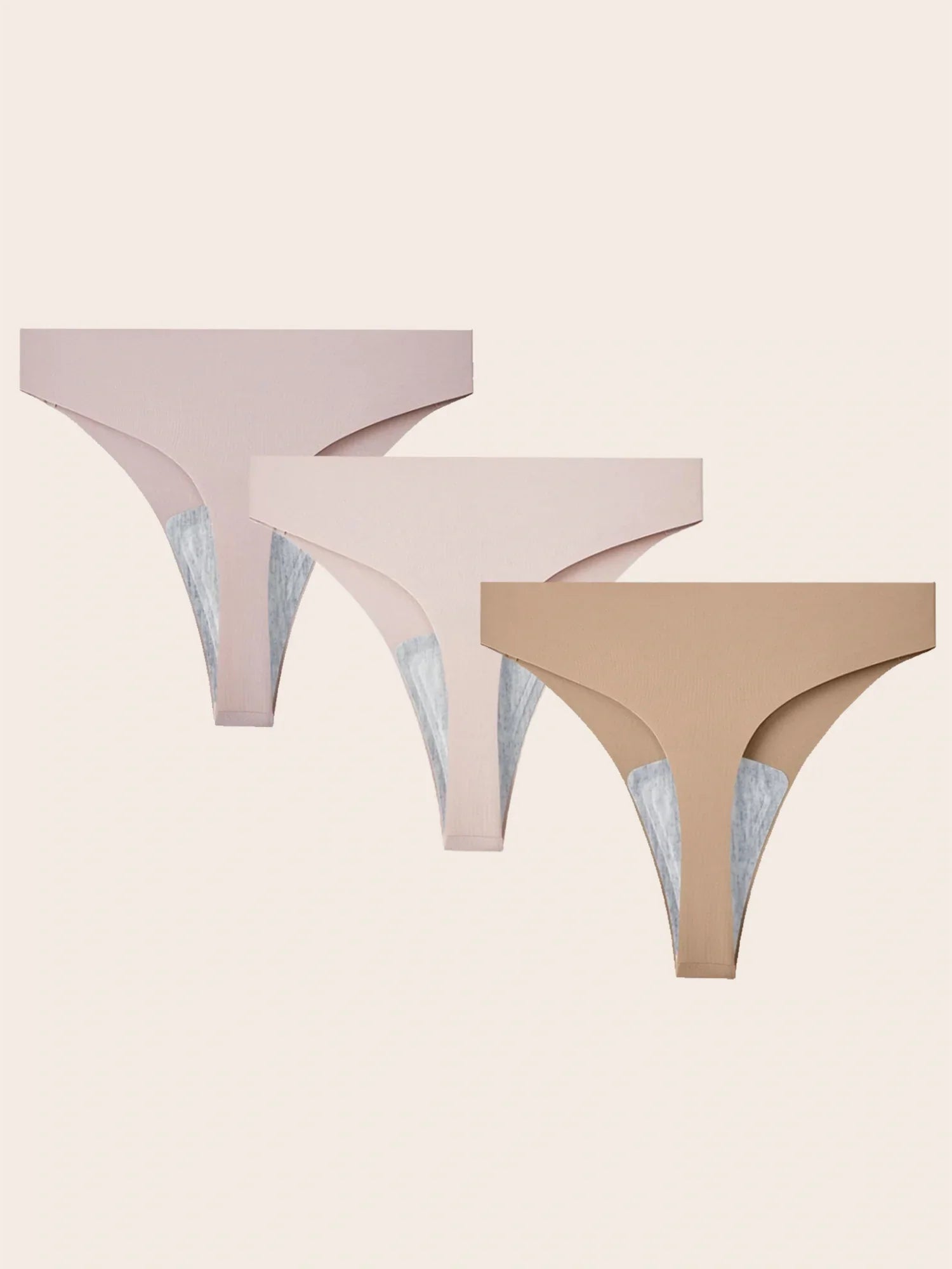 Soft Intention No Show Camel Toe Cover Thongs