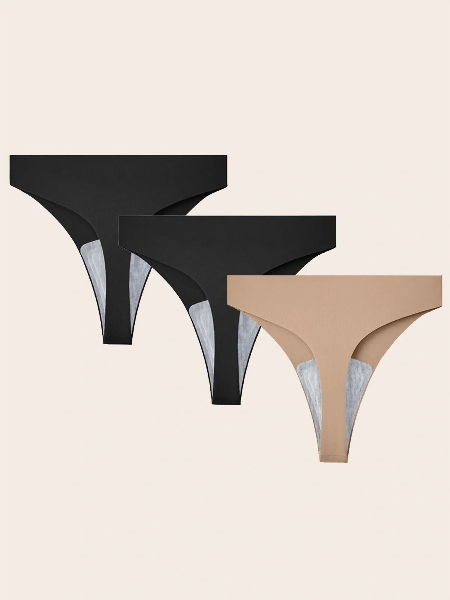 Soft Intention No Show Camel Toe Cover Thongs