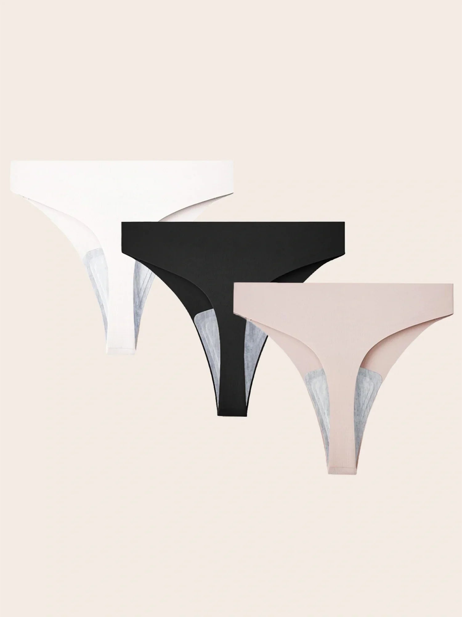 Soft Intention No Show Camel Toe Cover Thongs
