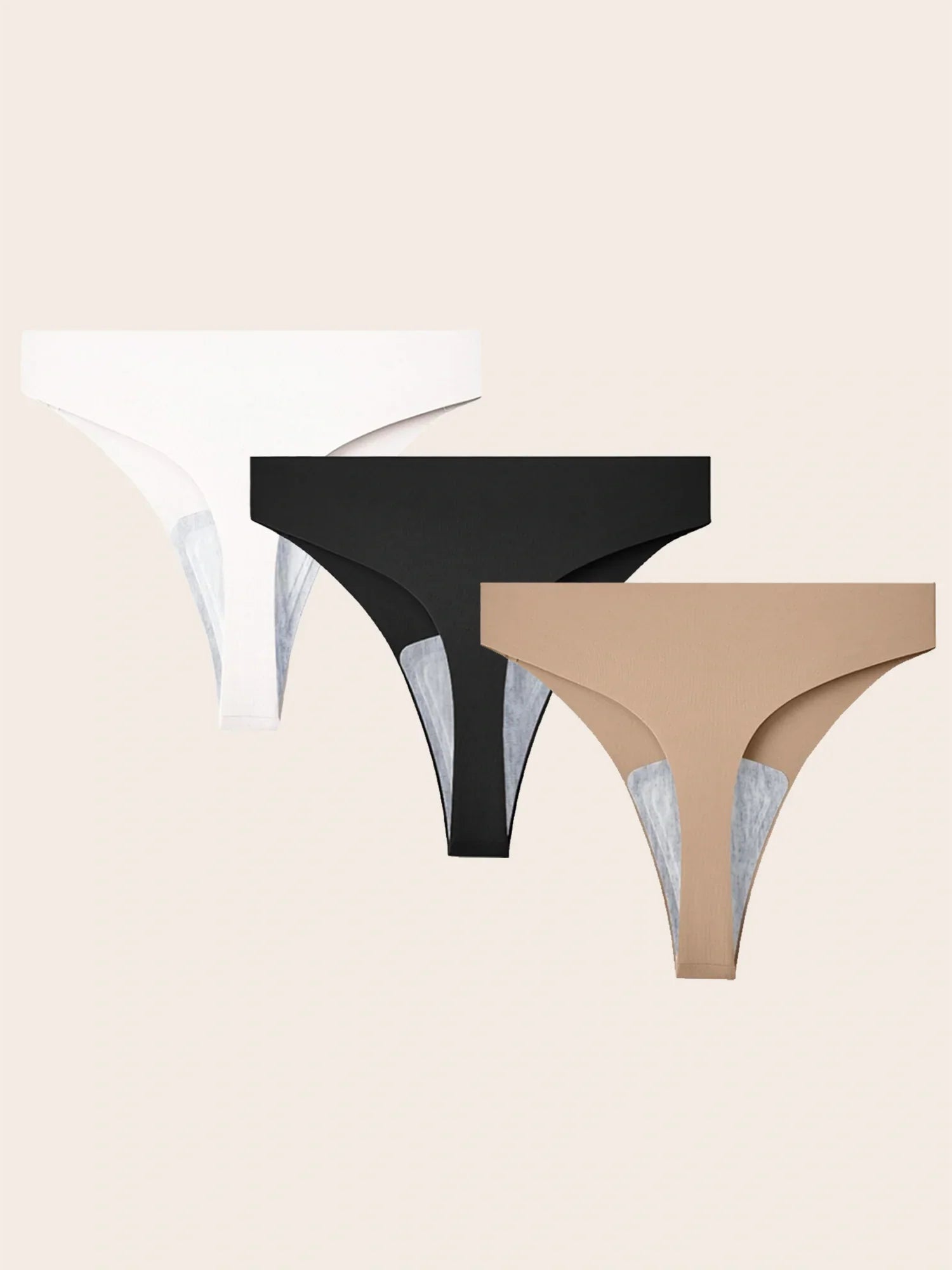 Soft Intention No Show Camel Toe Cover Thongs
