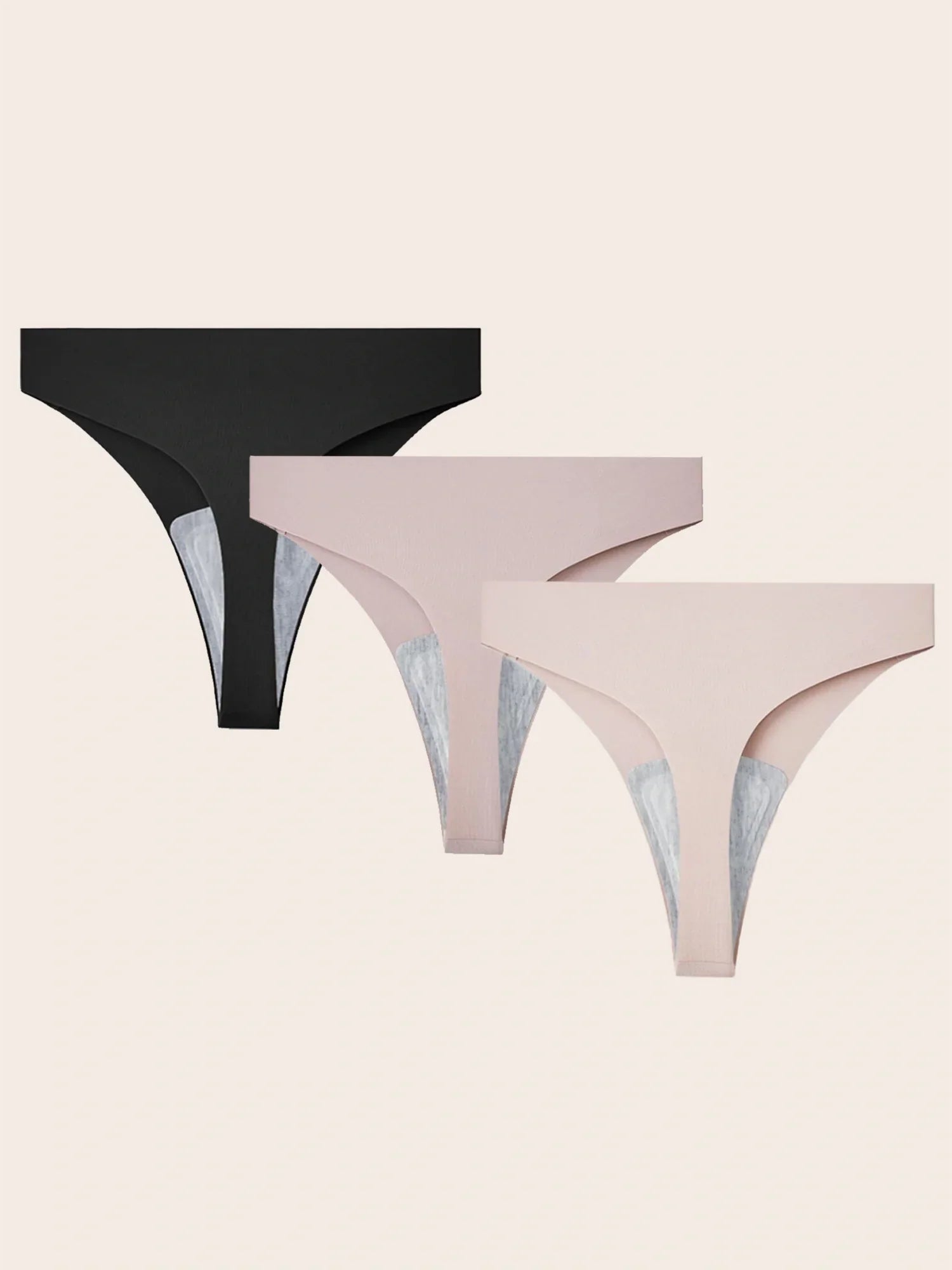 Soft Intention No Show Camel Toe Cover Thongs