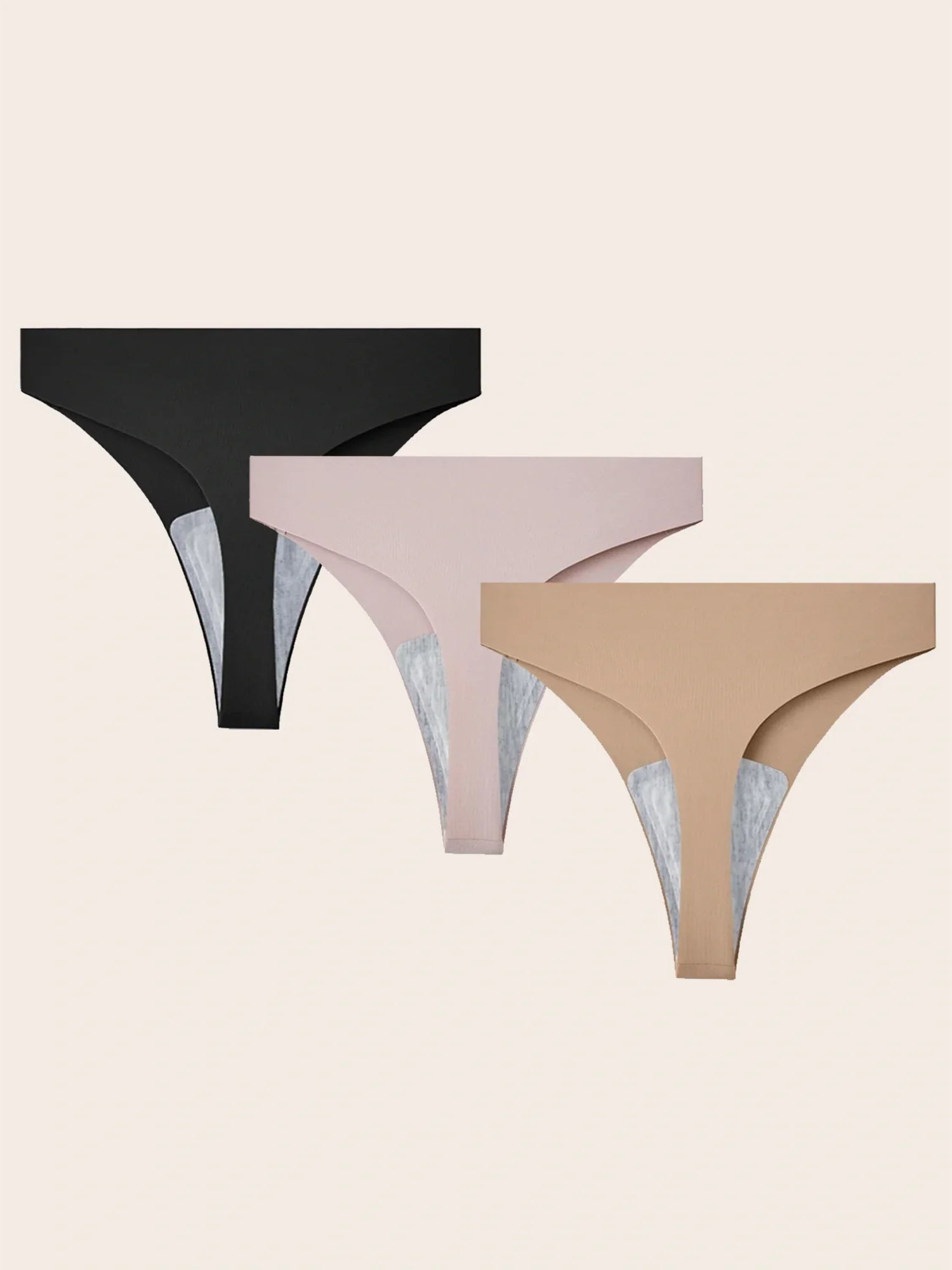 Soft Intention No Show Camel Toe Cover Thongs