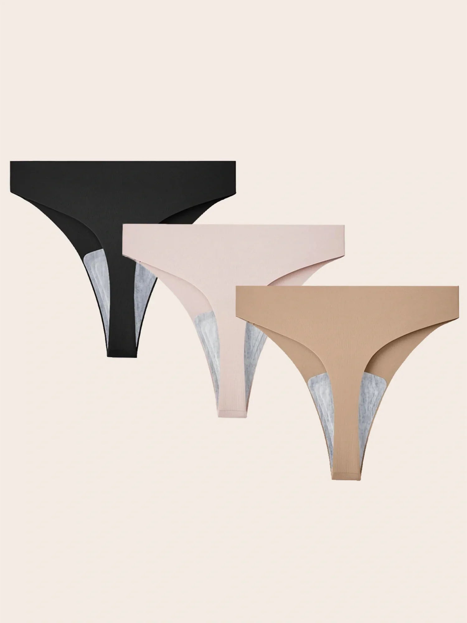 Soft Intention No Show Camel Toe Cover Thongs