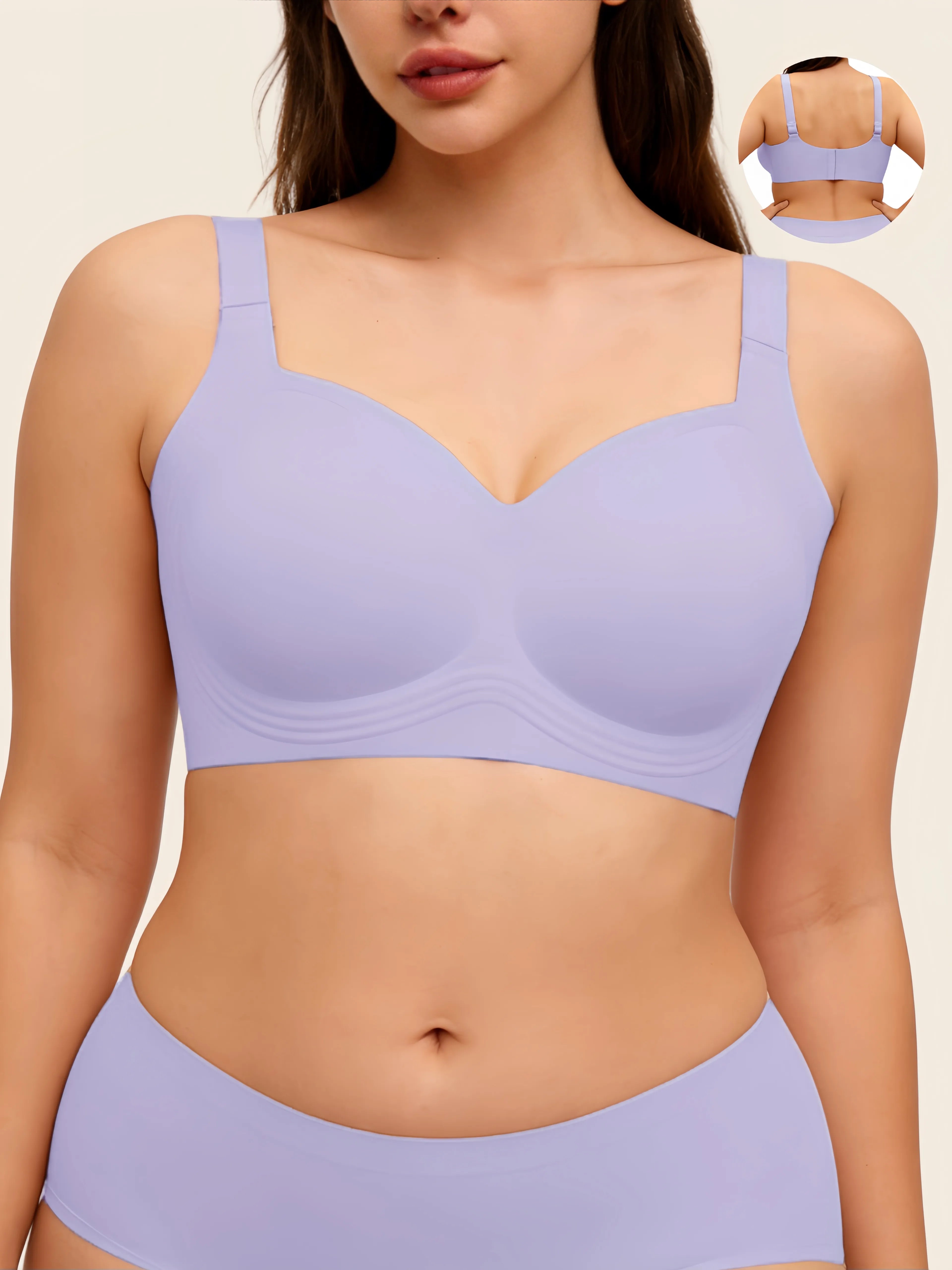 Wireless Jelly Bra Full Coverage Everyday Comfortable Bras(副本)