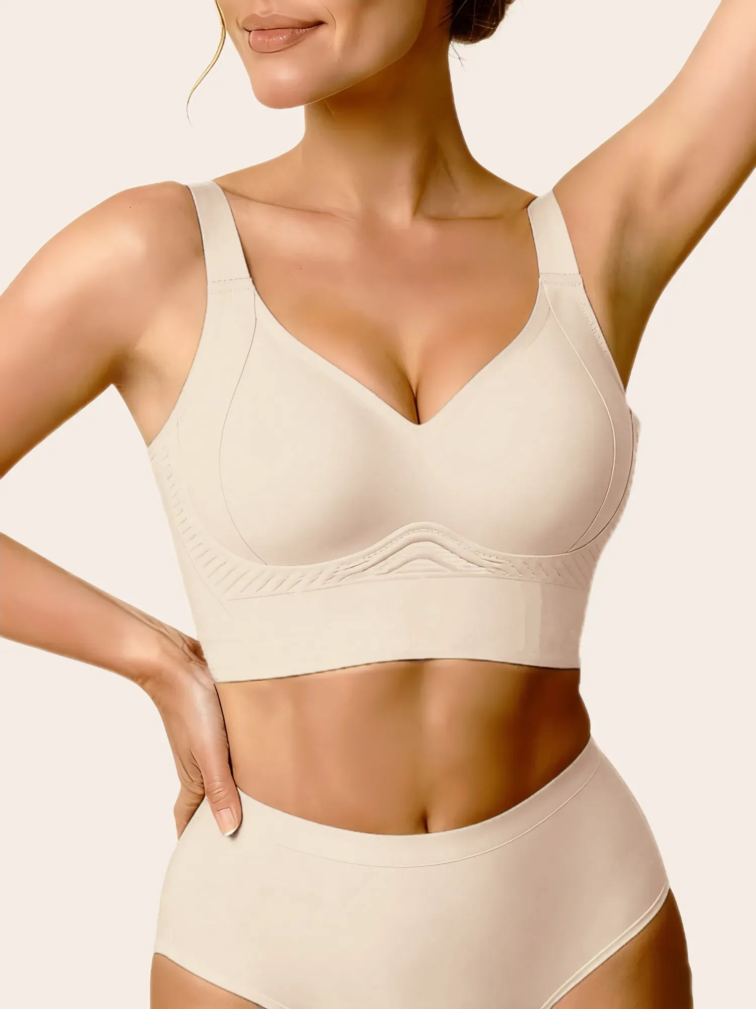 Plus Size Back Fat Smoothing T-Shirt Bra