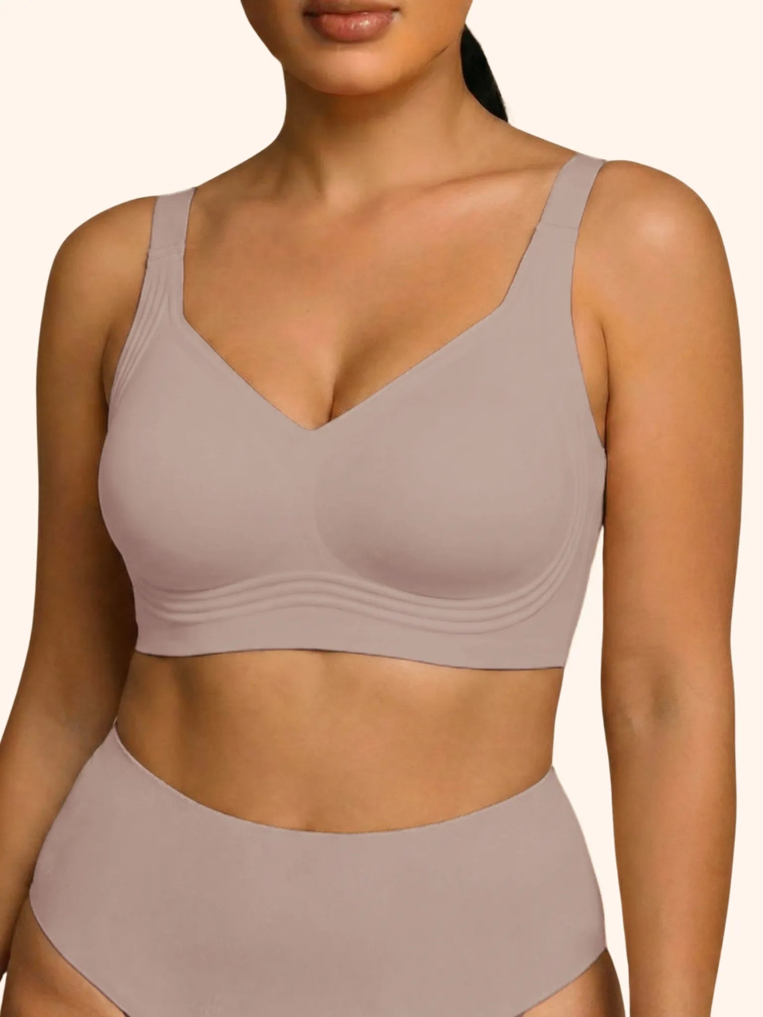 Wireless Push Up Jelly Bra Full Coverage No Underwear Seamless