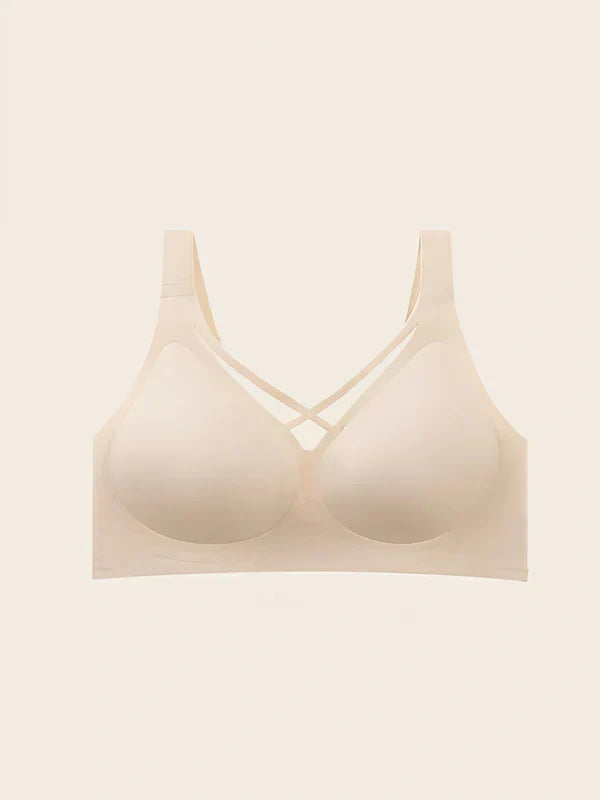 Plus Size Mesh Seamless Wireless Bra
